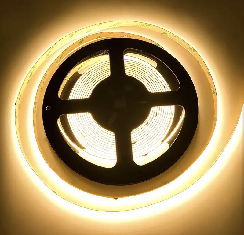 cob灯带 cob软灯带led高亮柔性超窄12/24v双色温无光斑耐弯折汽车改装