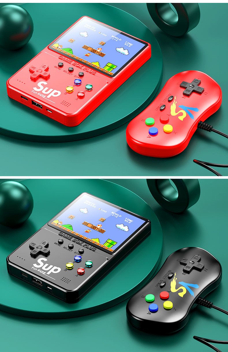 游戏机开发智力新款sup掌上双人手柄怀旧童年街机霸王小孩玩荟臣35寸