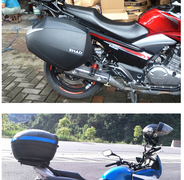 适用于铃木骊驰边箱侧箱gw250后备箱夏德边箱gw250s尾箱gw250f改装三