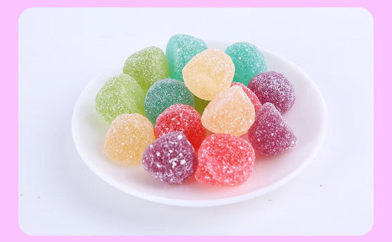 好彩头小样酸q糖水果汁软糖三角包结婚庆喜糖果散装零食批发 250g(约4