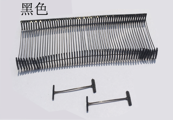 工字型枪胶针飞中牌粗胶针透明白色工字型塑料枪吊18mm白色20万条