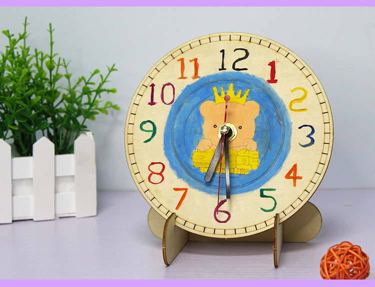 手工制作钟表材料包科学小手工钟表模型儿童小学生科技小制作发明材料