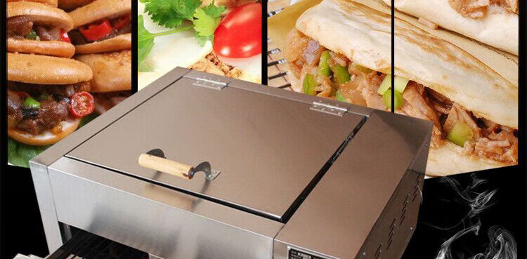 商用肉夹馍烤箱河间驴肉火烧炉子烧饼老潼关肉夹馍烤馍机商用电烘烤炉