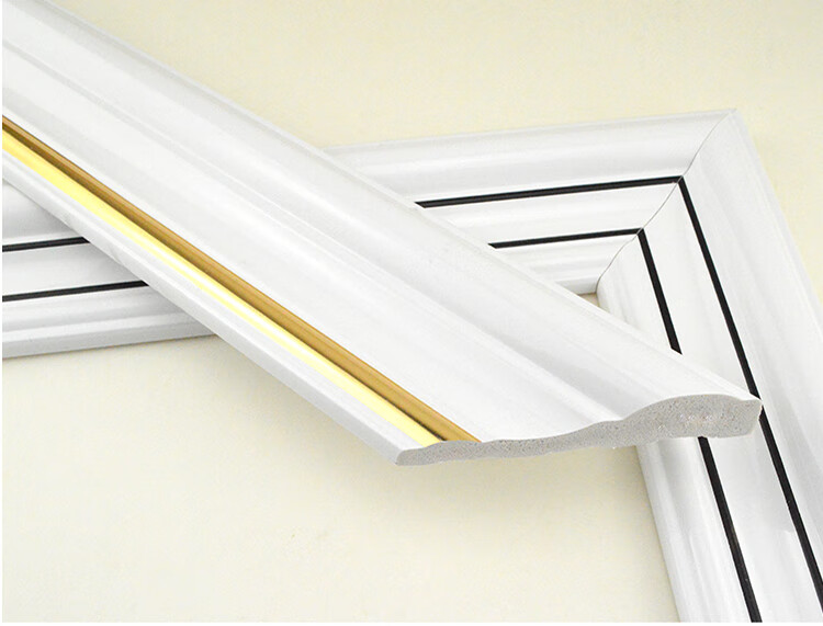 石膏线装饰条大红花表彰装饰线条电视背景墙边框轻奢现代画框镜框欧式