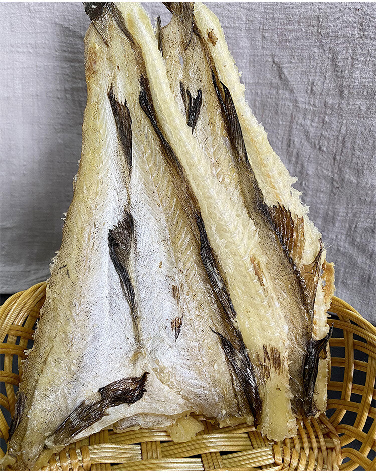 淡晒柴鱼干片 鳕鱼干货煲汤柴鱼花生干货海鲜食用农产品 大号【图片