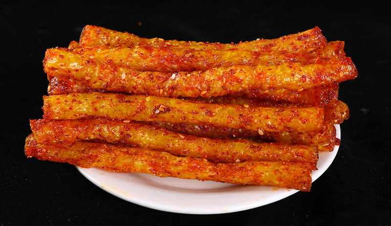 江西特产萍乡条子麻辣儿时手工辣条童年辣棒回忆怀旧自制面筋零食条子