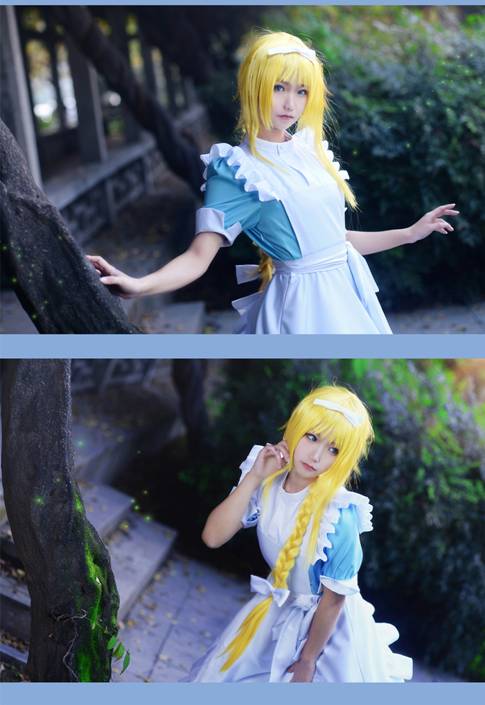 刀剑神域第三季爱丽丝cos服滋贝鲁库cosplay女仆服装 m