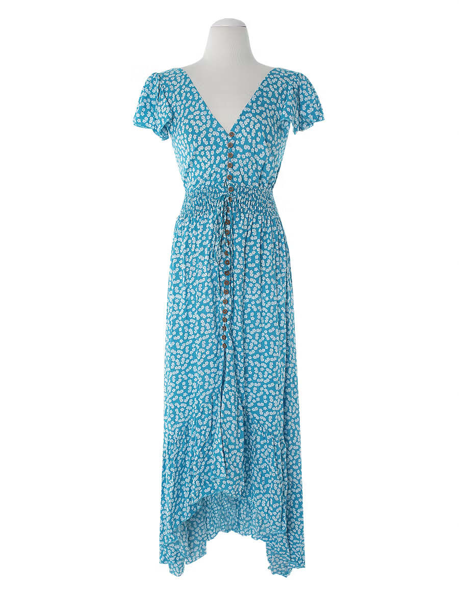 国际奢侈品牌高档女装大牌进口品质沙滩裙超仙巴厘岛露背度假裙ins超