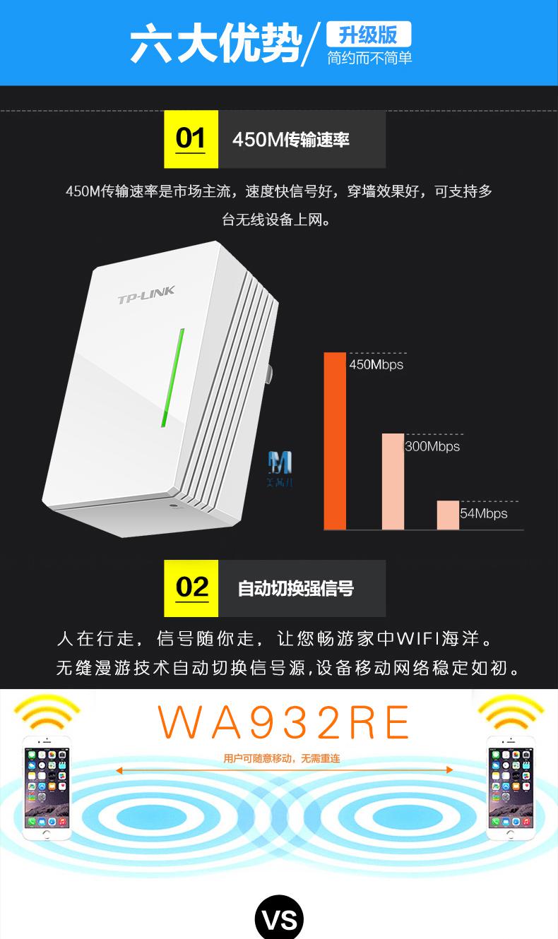 赫蓓 順豐】tp-link信號放大器 無線網絡擴展器中繼器wifi6路由器