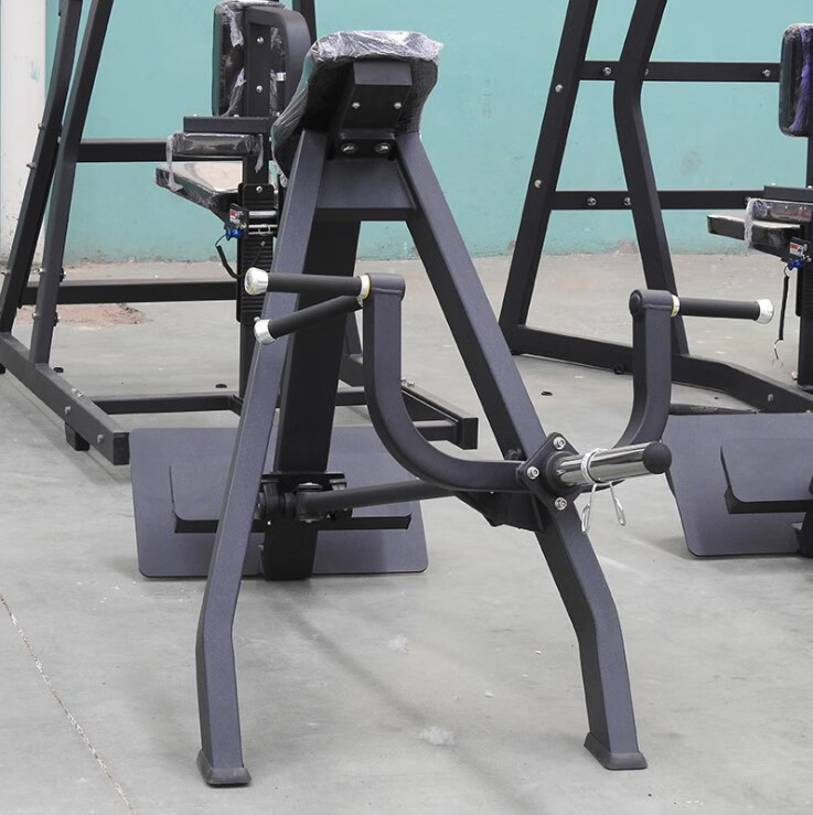 商用健身房力量器械t型划船机训练器 磨 磨砂黑色【图片 价格 品牌