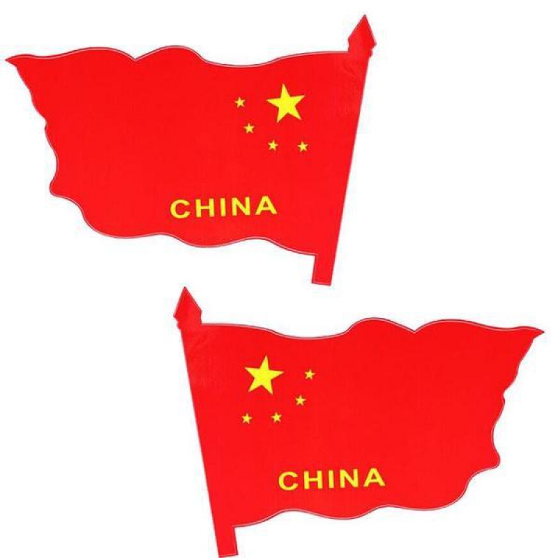 qefh中国五星红旗车贴中国车贴爱国五星红旗车门贴纸汽车贴纸装饰车标