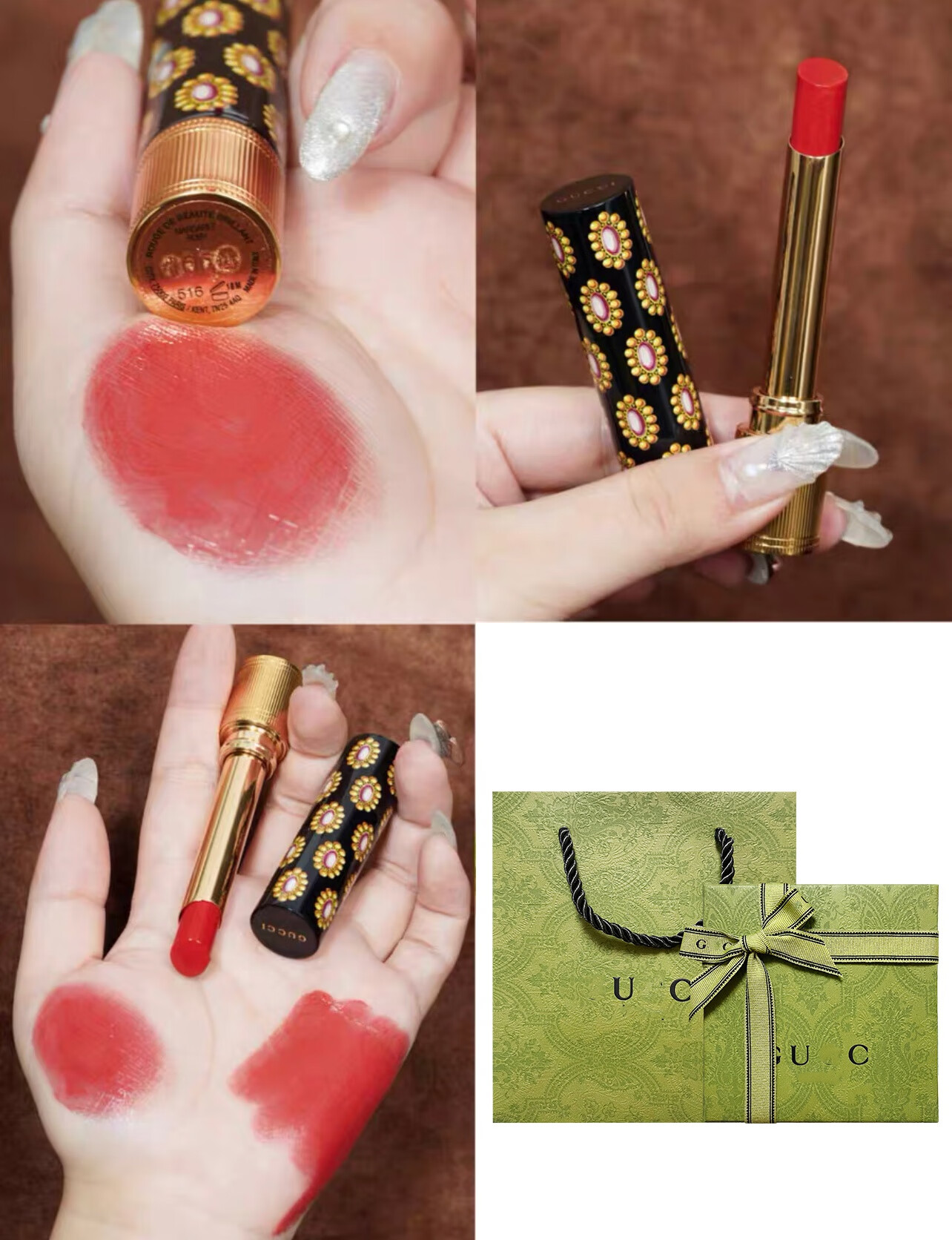 古驰(gucci) gucci古驰金管哑光口红 308 505 520 208 花卉限定口红