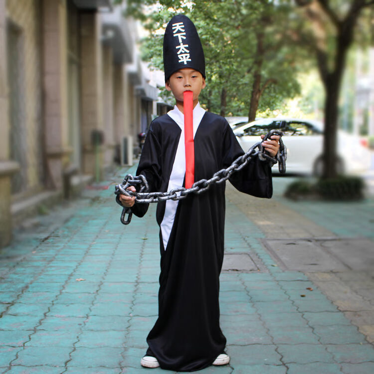 巴拉··巴拉品牌万圣节恶搞服装儿童服装cos化妆舞会装扮恐怖小僵尸