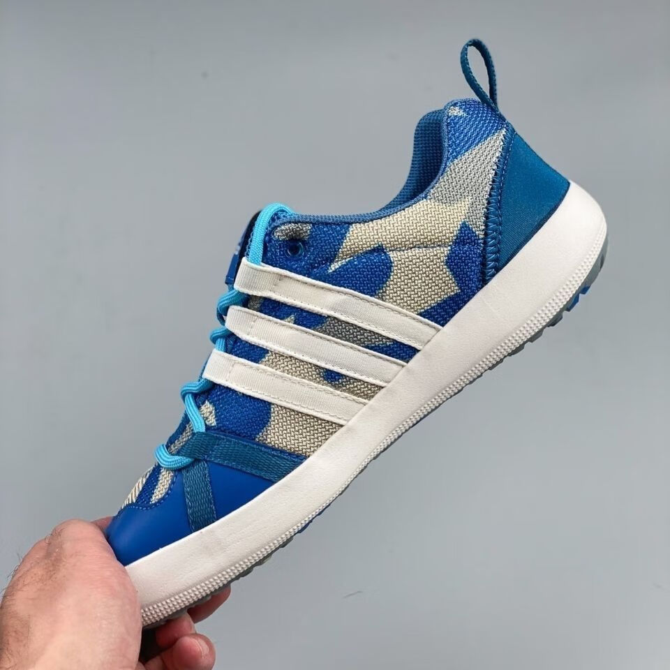 阿迪达斯2022新款三叶草涉水鞋男鞋夏季户外鞋透气无洞款速干溯溪