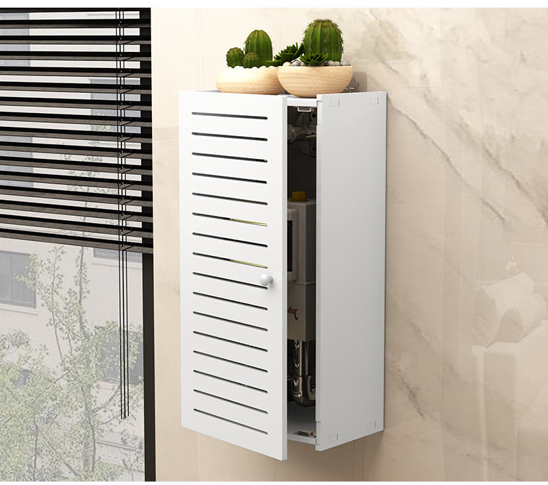 煤气表装饰遮挡箱管道遮丑装饰罩免打孔天然气管道装饰柜壁挂百叶外径