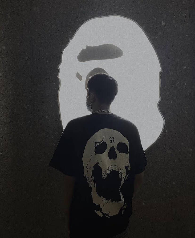 汤米伍德revenge龙骨骷髅短袖男士美式宽松情侣t恤女高街ins潮牌夏季