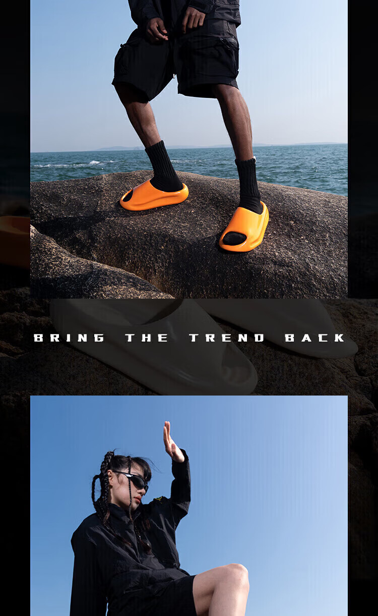 Yasuo Cloud Mirror Unisex Couple Summer Sports Outdoor Height-Increasing Pearl White Slippers Size 38-39 11