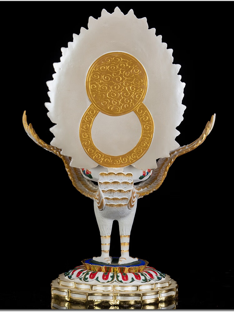 孔雀明王像孔雀明王佛像树脂金刚佛母大明王护世金刚密宗佛像家用寺庙