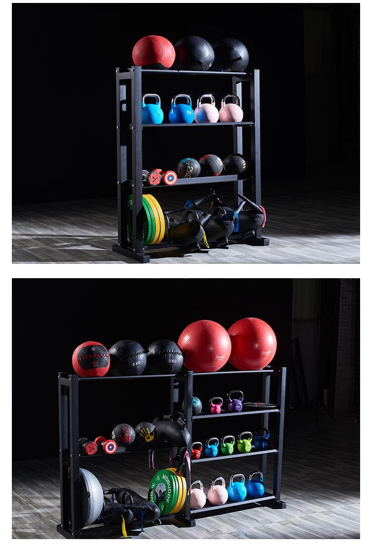 商用健身房小器械储物架私教小工具储物架壶铃哑铃置物架子可定制