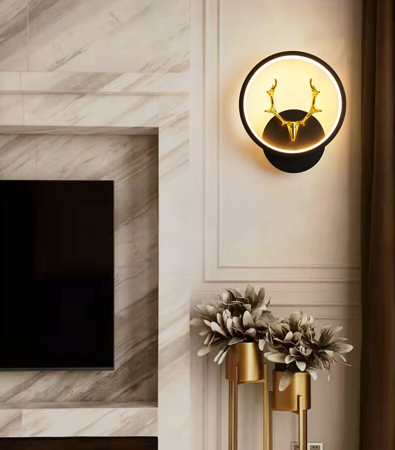 松下壁灯松下照明床头灯壁灯卧室客厅现代简约轻奢背景墙灯具楼梯过道