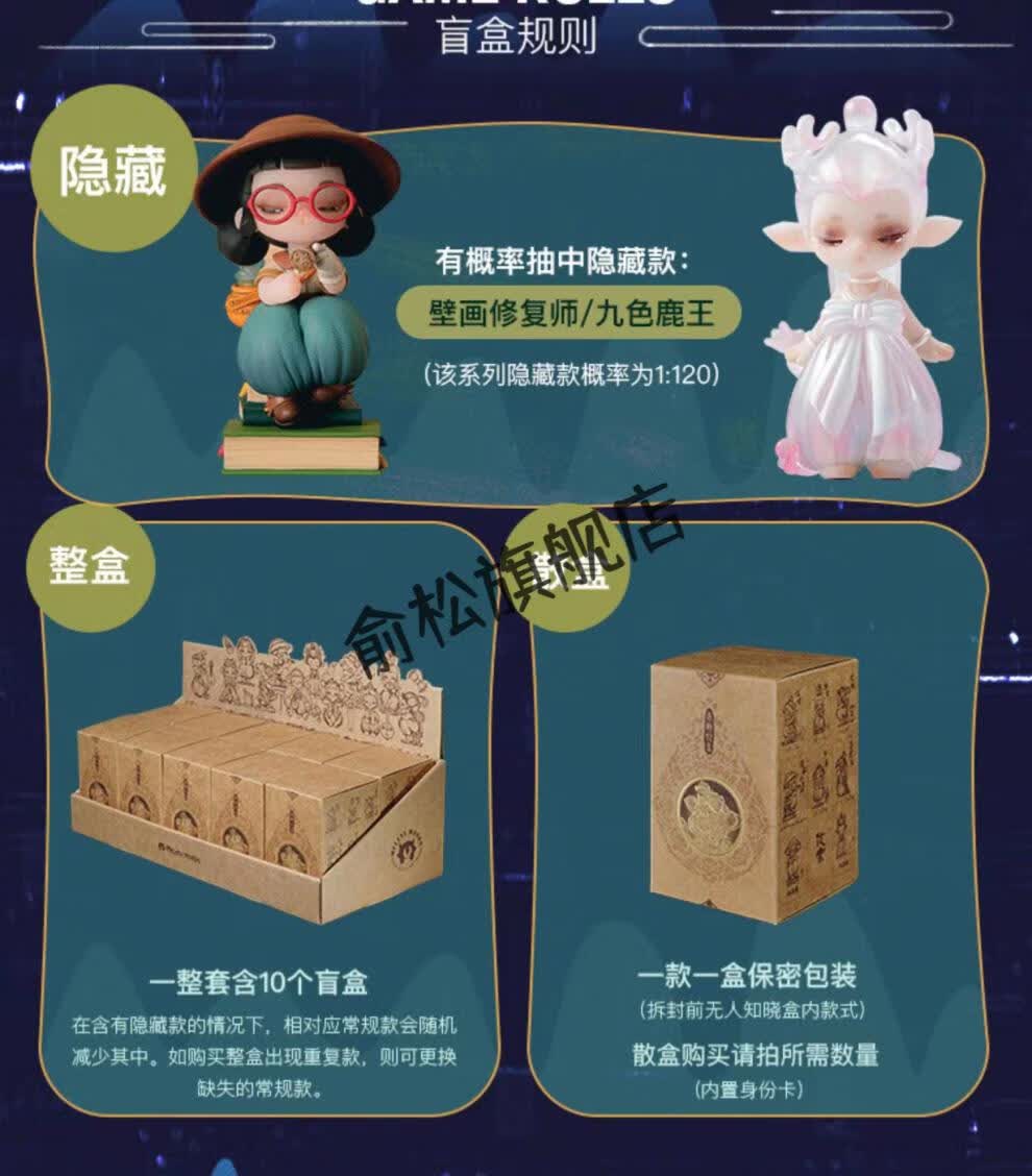 香料公主盲盒香料公主伎乐系列盲盒潮流可爱创意摆件娃娃情侣礼物古风