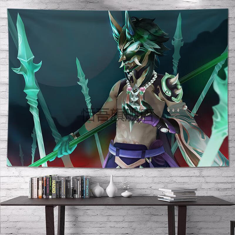 原神挂布背景布ins酒吧餐厅房间宿舍客厅装饰二次元小清新风23原神200