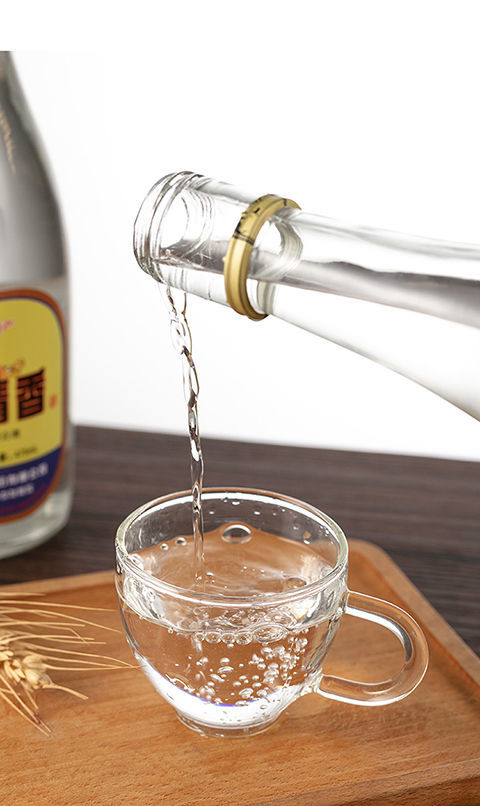 5折 杏花村清酒 山西省杏花村产地白酒清香型汾香酒53度 三瓶装买3 一