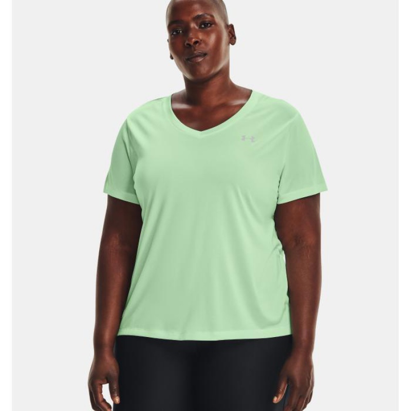 t恤扭纹v领短袖速干柔软自然吸汗防臭深1353758 tangerine/vermillion