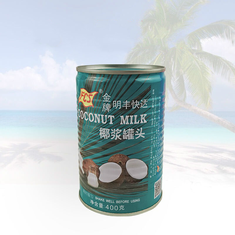 棷浆椰浆高达椰浆 明丰椰浆400ml/罐甄想记罐装浓缩椰奶椰汁水果捞