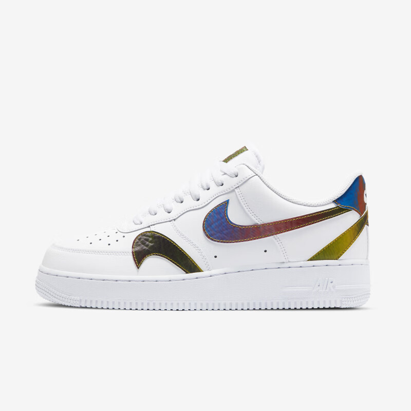 【正确版】 air for1 af1空军一号男子镭射解构低帮板鞋 ck7214-001