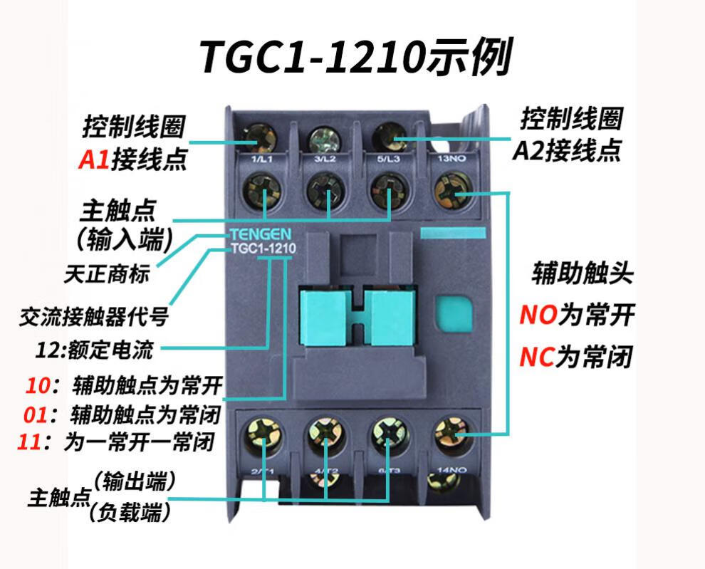 定製tc1天正交流接觸器cjx2-0910 1210 1810 2510 380v 220v 24 9511