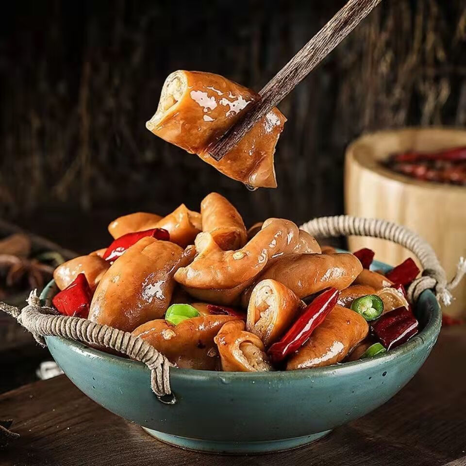 新鲜熟食肥肠卤味猪大肠花肠猪肉特产脆肠免洗即食去油真空 49%选择