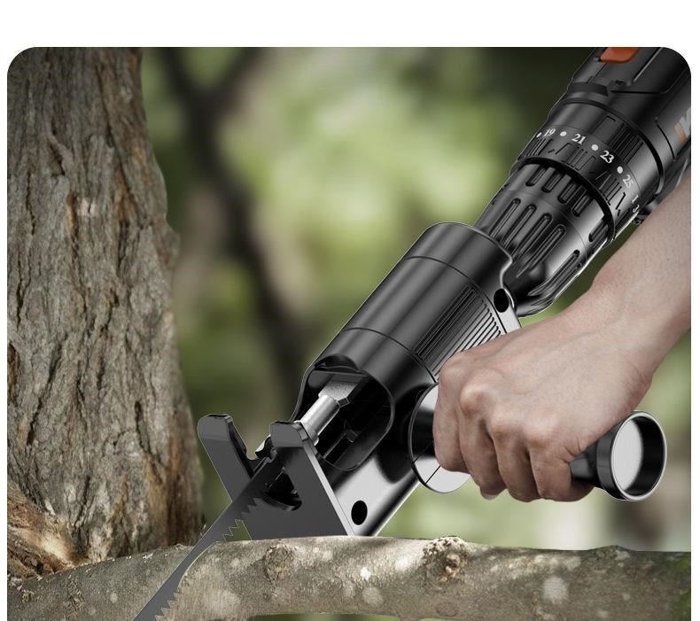 电钻变电锯转换头改往复锯马刀锯转换器小型电动锯手持多功能迷你定制