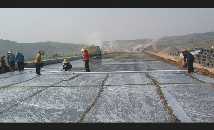 朔料布2米3米4米5米宽工程地膜混凝土道路养护膜节水保湿塑料薄膜塑料