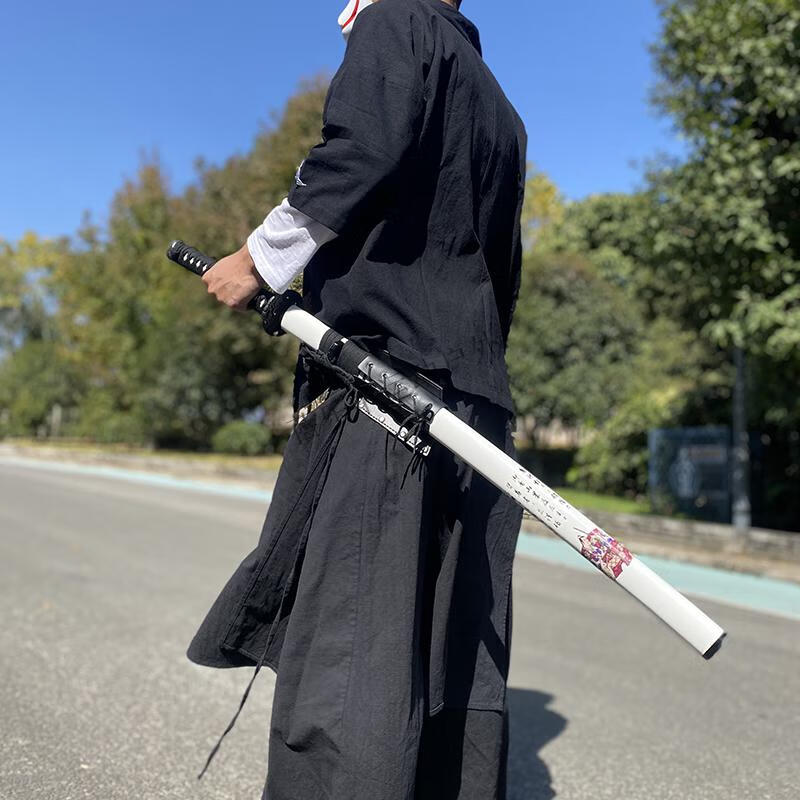 剑套袋单刀可背竹木刀剑挂腰带拔刀剑武术剑套带鞘舞台表演布袋成人