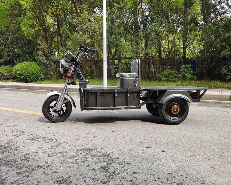 巨霸新款载重王三轮车大力神电动车送快递车拉货载货6072专用车升级