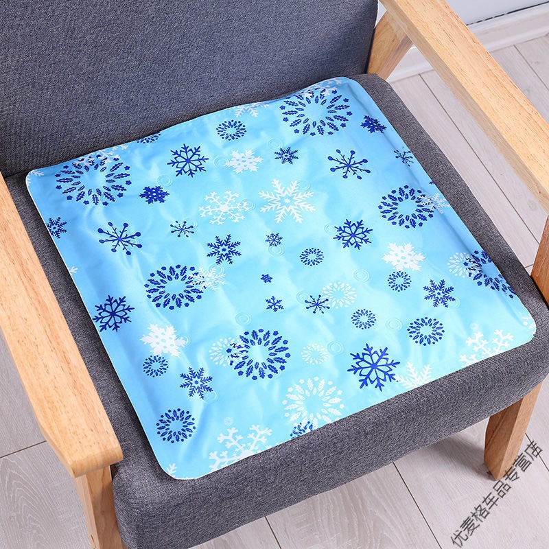 夏天水垫屁股免注水冰袋汽车夏季冰凉垫降温神器冰枕深蓝雪花2940cm