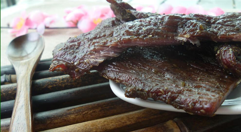 贵州铜仁特产牛肉干江口传统手工牛干巴牛肉干小吃1斤麻辣味