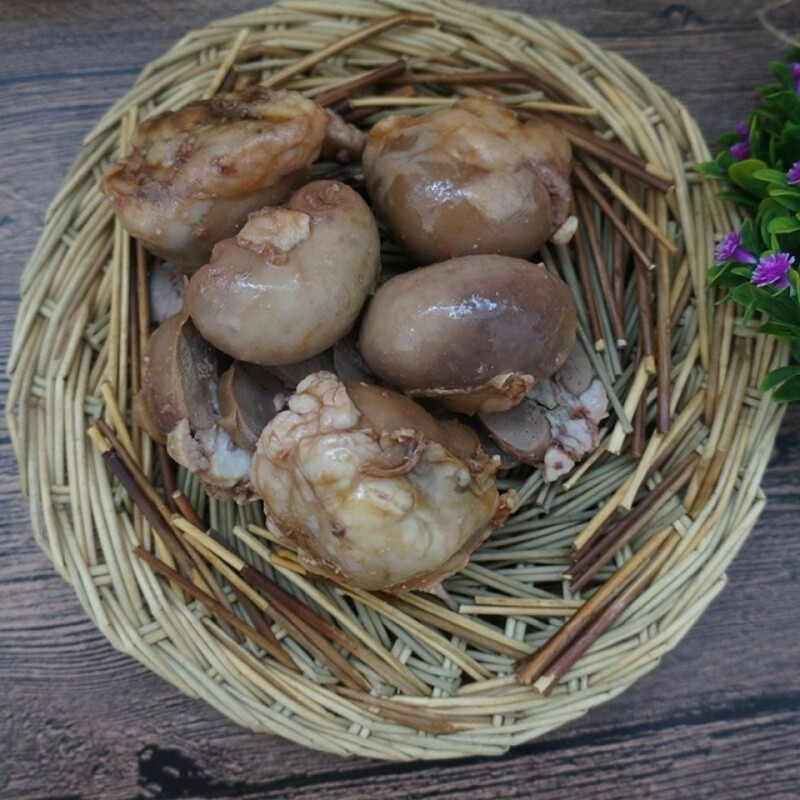 五香【熟蛋蛋】熟食【剔除油】熟蛋蛋熟睾真空现做猪宝卤制烧烤