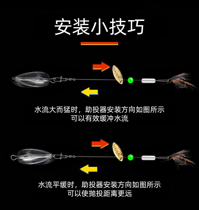 日本进口高端品牌旗舰店绑好路亚假饵飞蝇钩瓜子亮片套装不伤线翘嘴