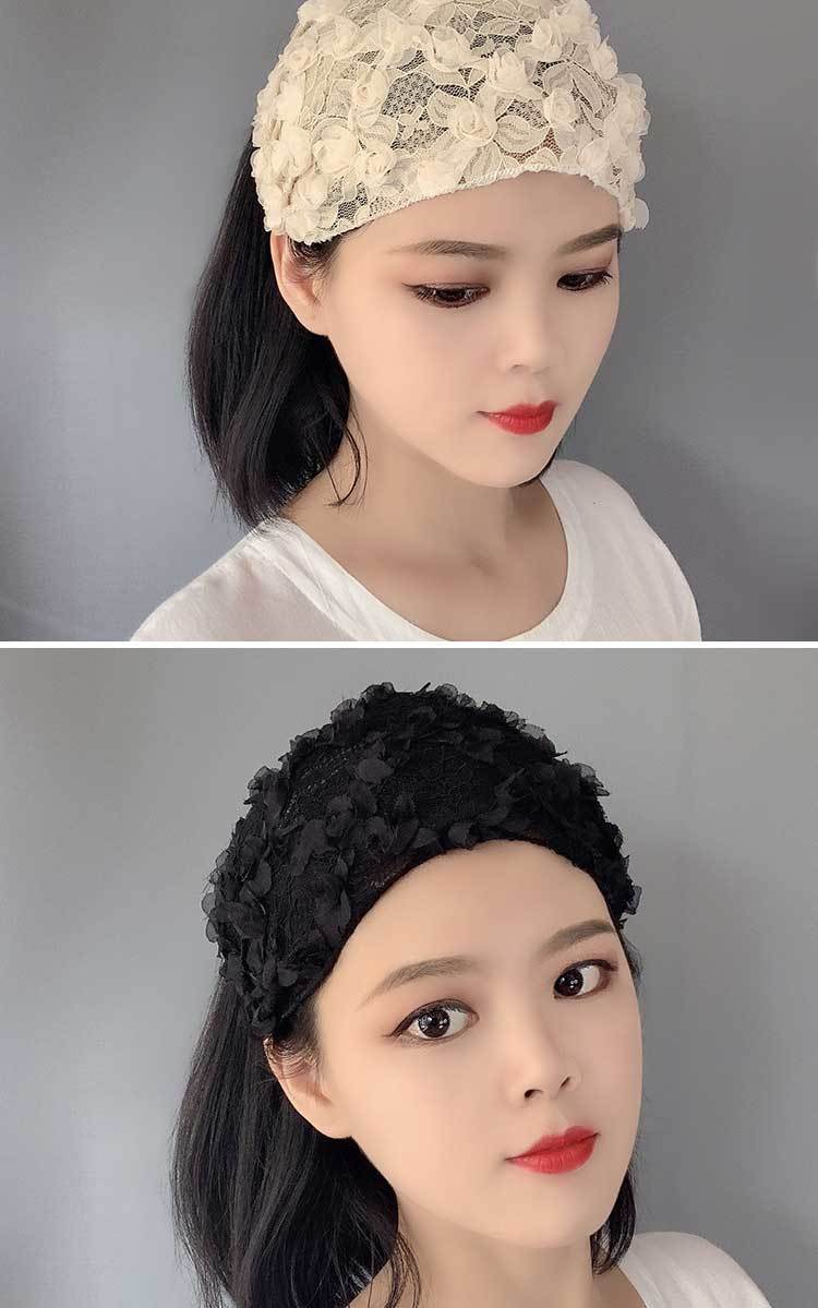 喜圣多新品遮白发神器发饰发卡简约百搭宽边遮白发带齿防滑发箍发饰