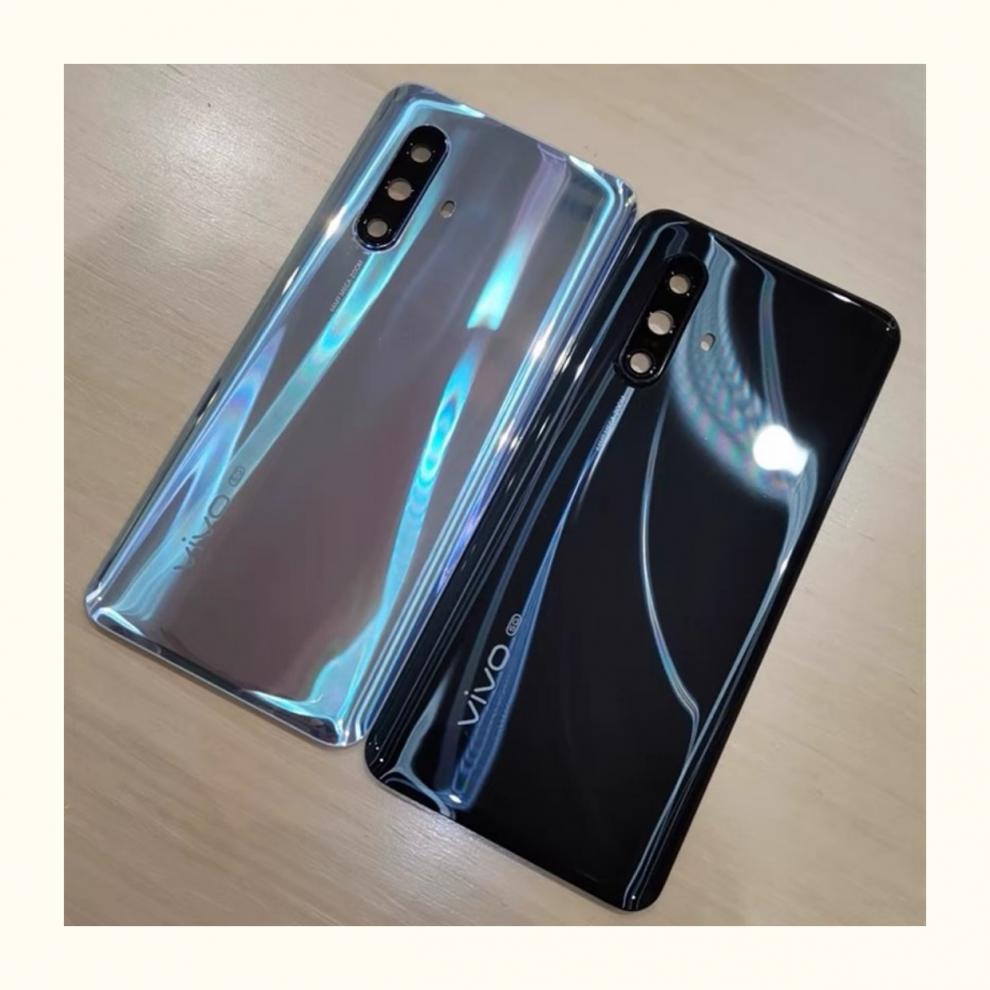 誉科创适用vivo x27 x30后盖玻璃x60 x50pro后屏电池盖外壳 x50【黑镜