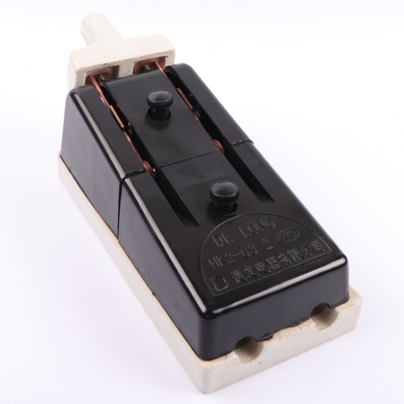 hk2开启式陶瓷闸刀220v63a家用工业过流保护开关刀闸两相电钢 订制