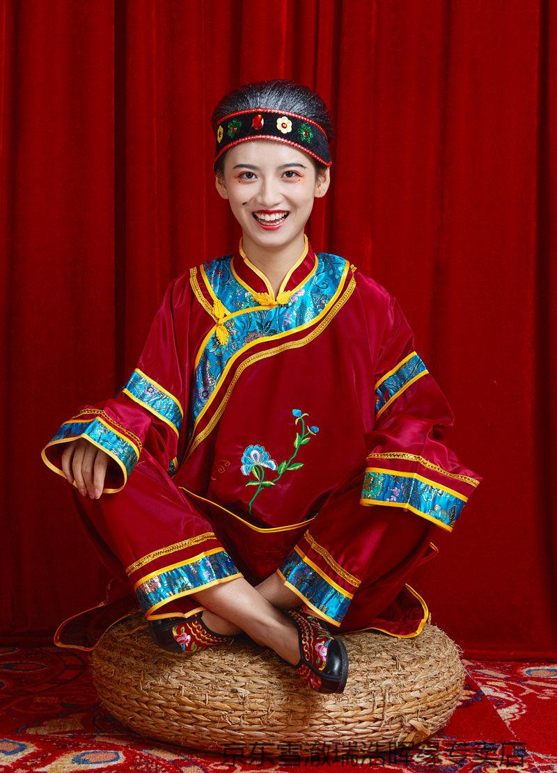 媒婆服装古装老太太衣服老太婆演出服老奶奶中式结婚中老年秧歌服