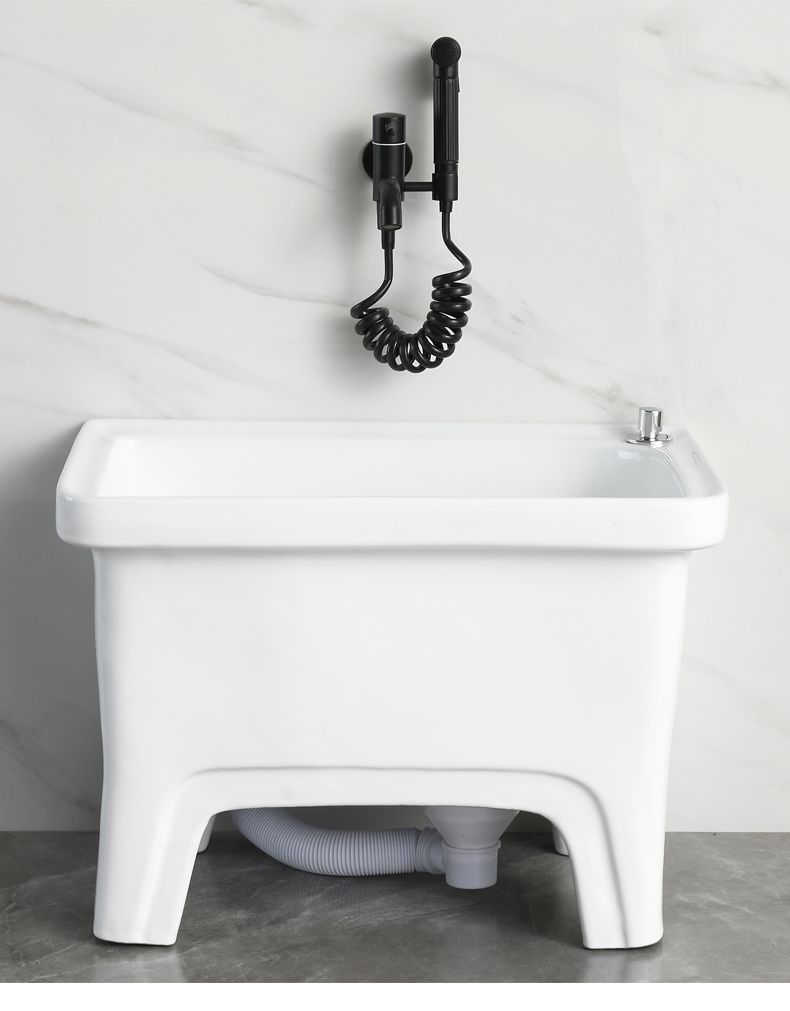 高脚拖把池拖布盆成品拖布池拖把池地拖池家用防溅水拖把池阳台卫生间