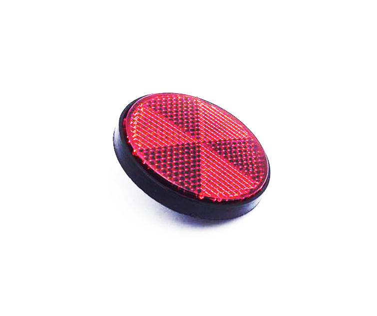 自行车反光板 自行车高反光方形圆形反光片反射器后泥板刹车警示器 f