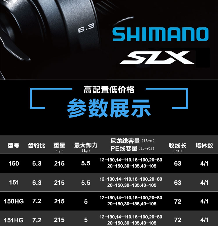 新升级禧玛诺slx dc shimano水滴轮骚音电子刹车远投防炸线路亚轮 slx
