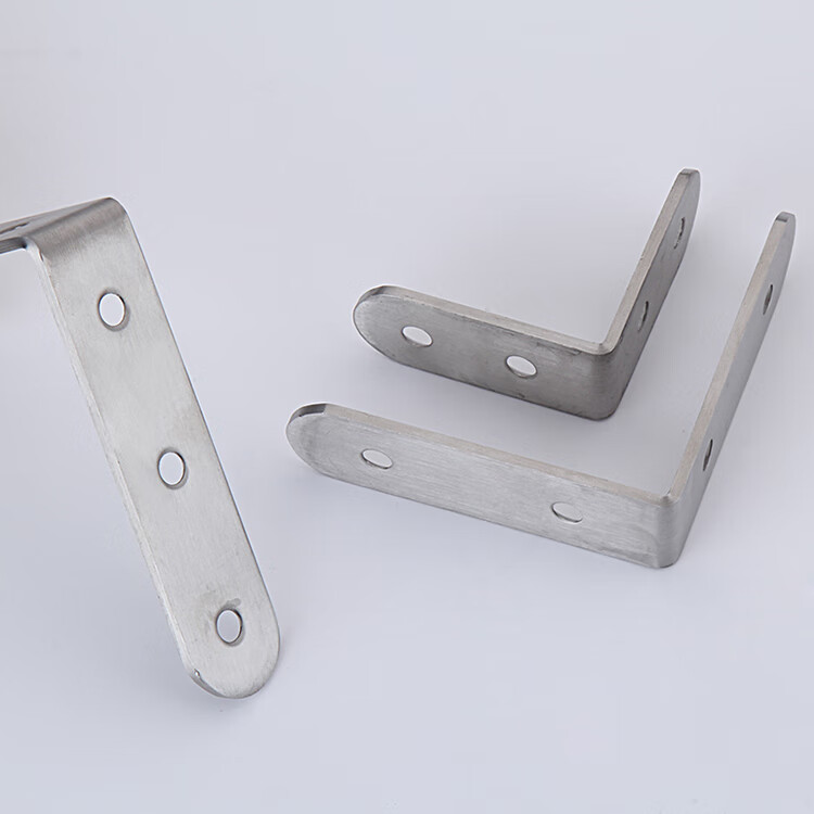定制不锈钢角码l型码角铁支架固定件半圆加厚直角家具五金配件连接件