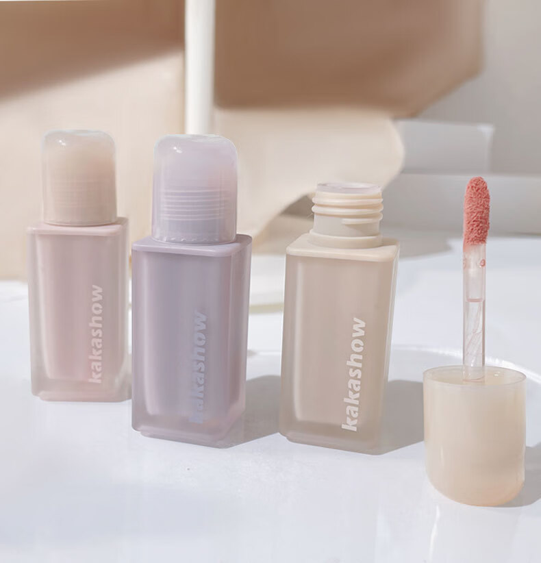 【精品优选】kakashow粉雾裸色唇釉原生夏日哑光雾面唇泥显白不易沾杯