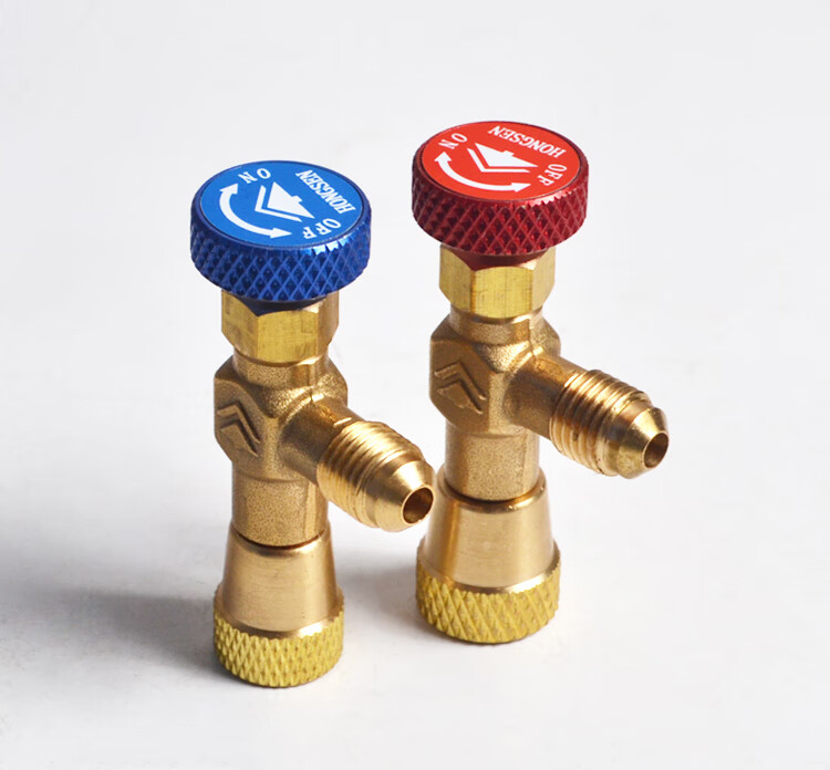 定制适用加液安全阀r410a空调冷媒加液安阀r22空调安全阀截止阀鸿森
